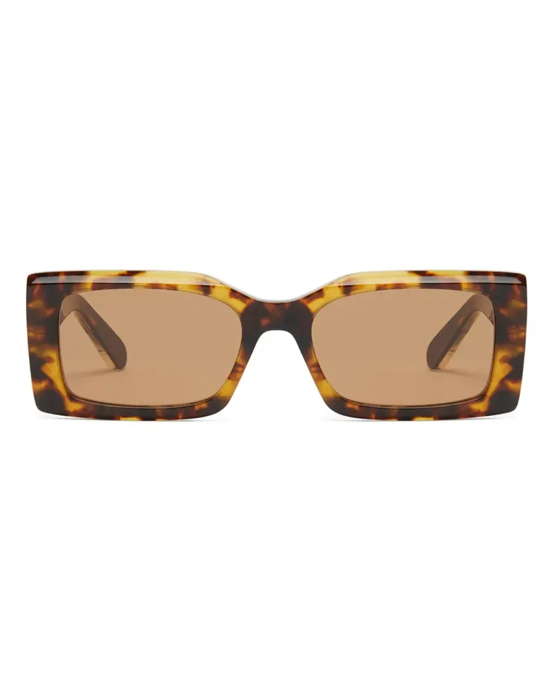 Stella McCartney Eckige Sonnenbrille in Schildpattoptik - Braun Braun