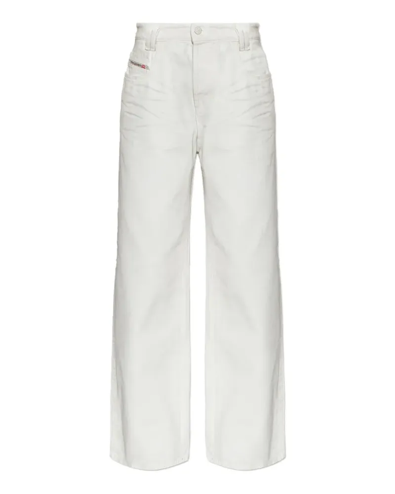 Diesel 1982 D-Hakou Jeans mit hohem Bund - Weiß Weiß