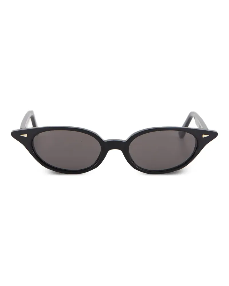 AHLEM Grace Cat-Eye-Sonnenbrille - Schwarz Schwarz