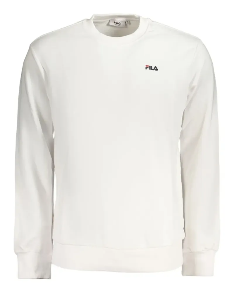 Fila logo-embroidered crew-neck sweatshirt - Weiß Weiß