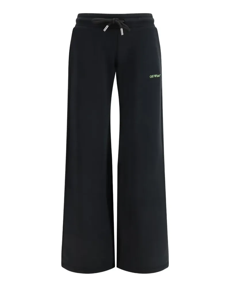 OFF-WHITE logo-detail track pants - Schwarz Schwarz