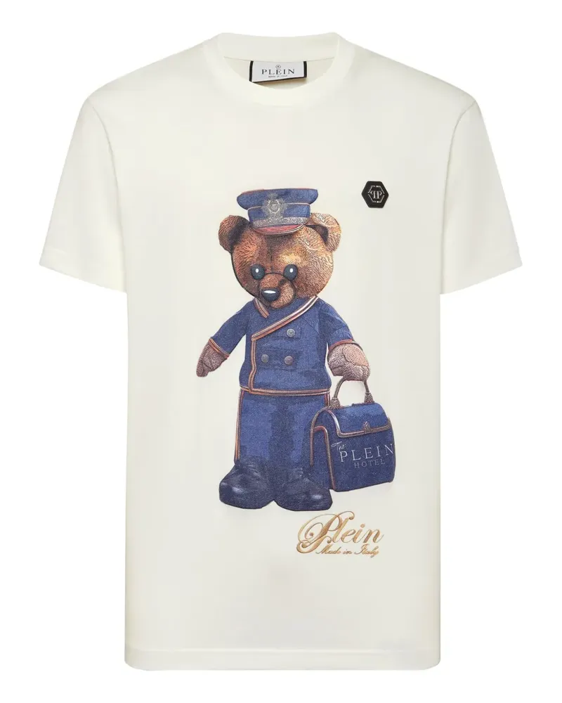 Philipp Plein Teddy Doorman T-Shirt - Weiß Weiß