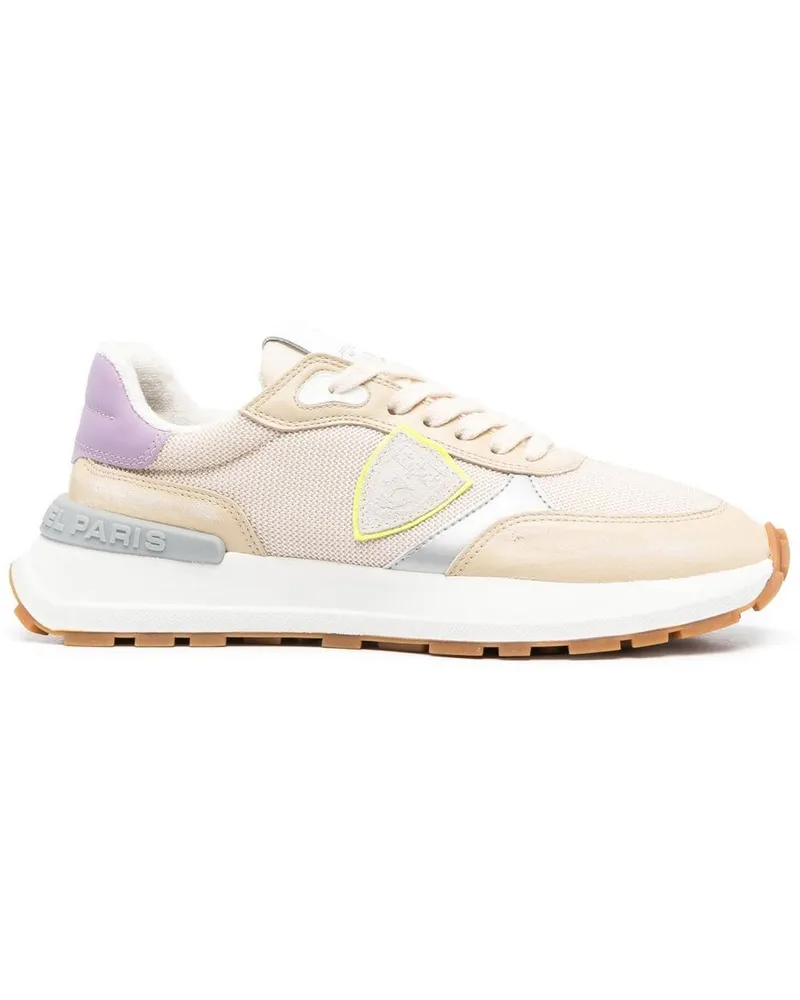 Philippe Model Sneakers in Colour-Block-Optik - Nude Nude