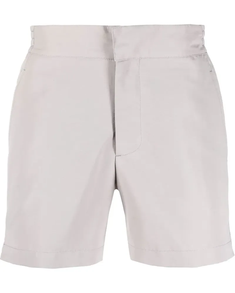 Frescobol Carioca Badeshorts mit geradem Bein - Grau Grau