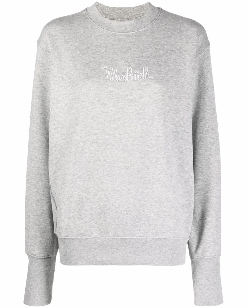 Woolrich Sweatshirt aus Bio-Baumwolle - Grau Grau