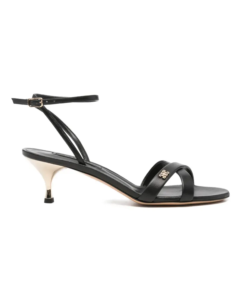 Casadei Jane crossover-strap buckle-fastening sandals - Schwarz Schwarz