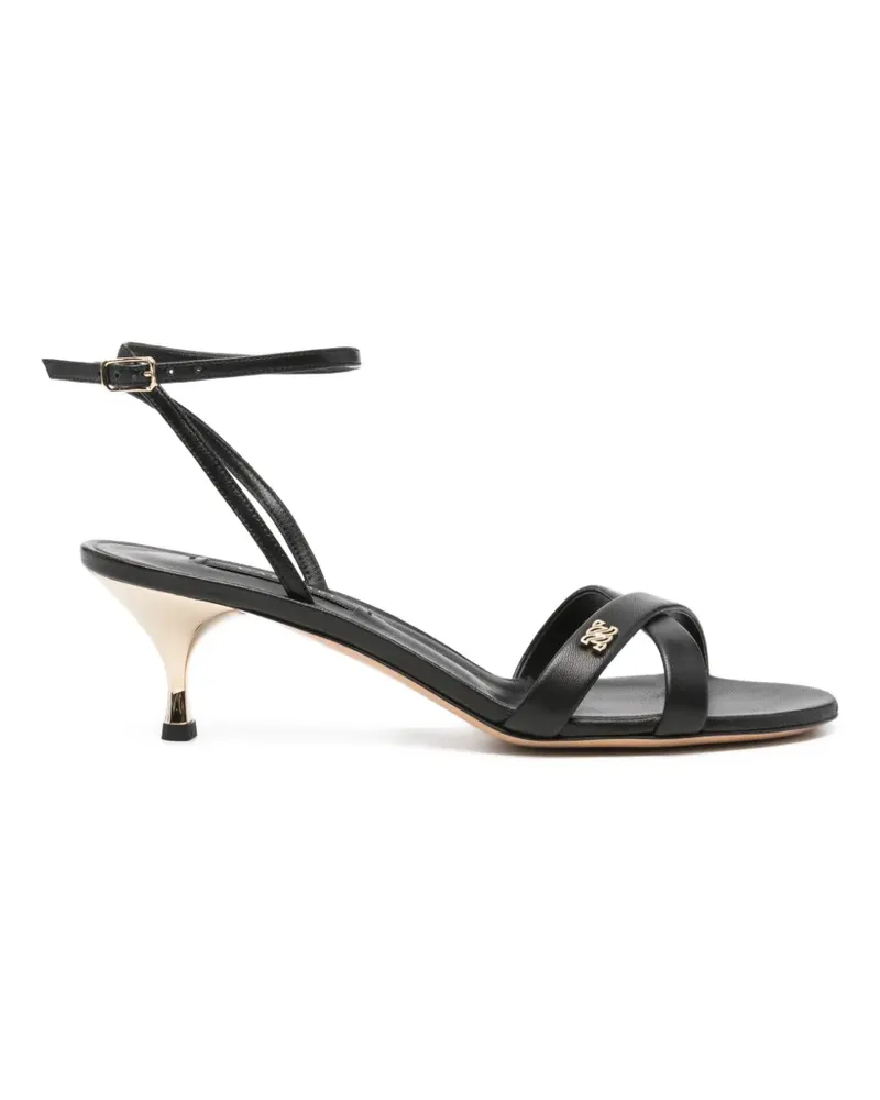Casadei Jane crossover-strap buckle-fastening sandals - Schwarz Schwarz