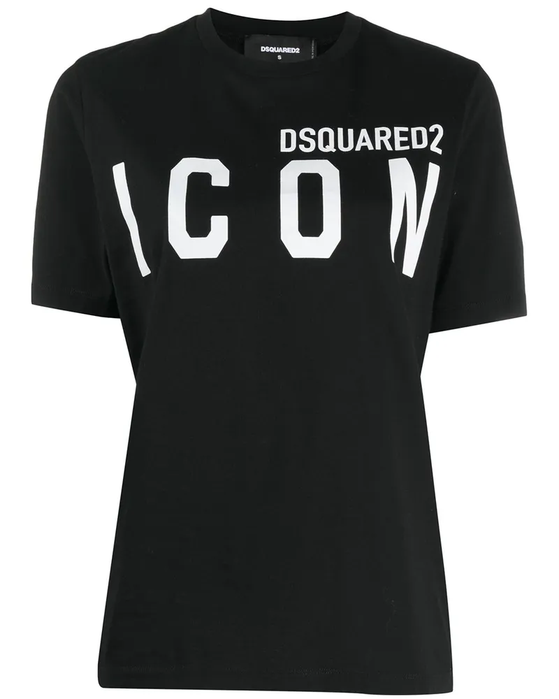 Dsquared2 Icon' T-Shirt - Schwarz Schwarz
