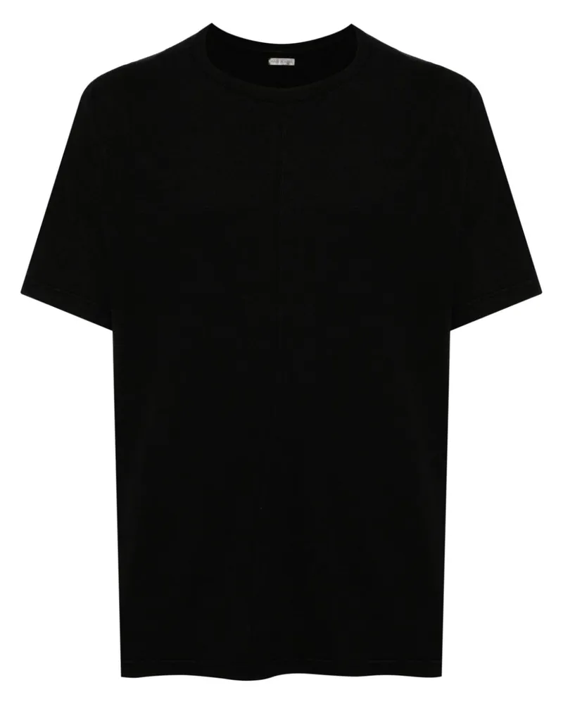 maharishi T-Shirt mit Kreuz - Schwarz Schwarz