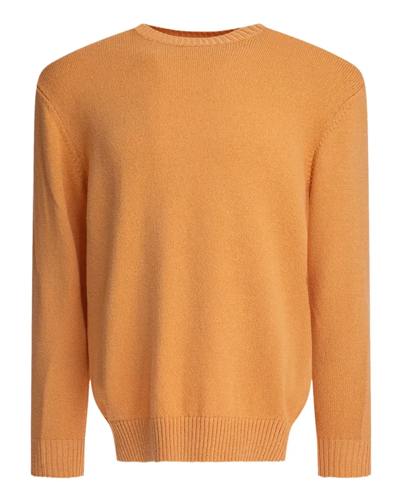 Beams Plus Pullover mit rundem Ausschnitt - Orange Orange