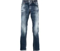Ausgeblichene Slim-Fit-Jeans