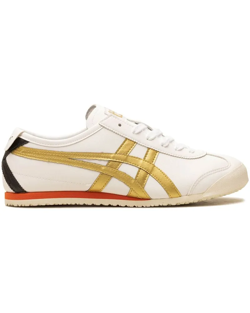 Onitsuka Tiger Mexico 66 White/Gold Sneakers - Weiß Weiß