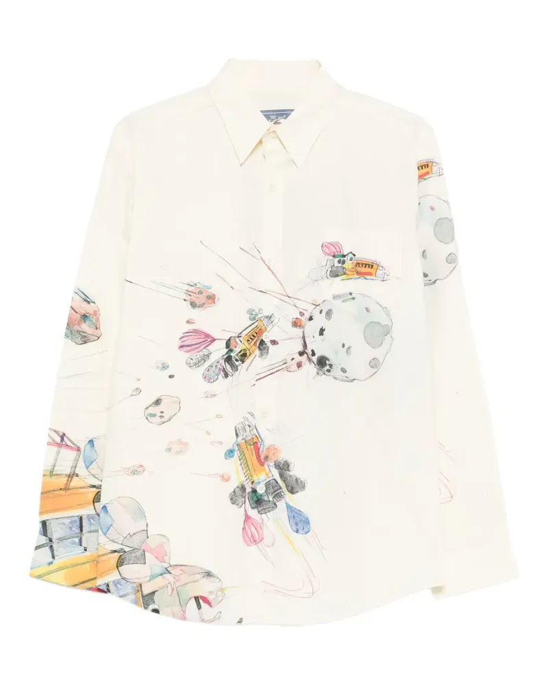 KidSuper printed shirt - Nude Nude