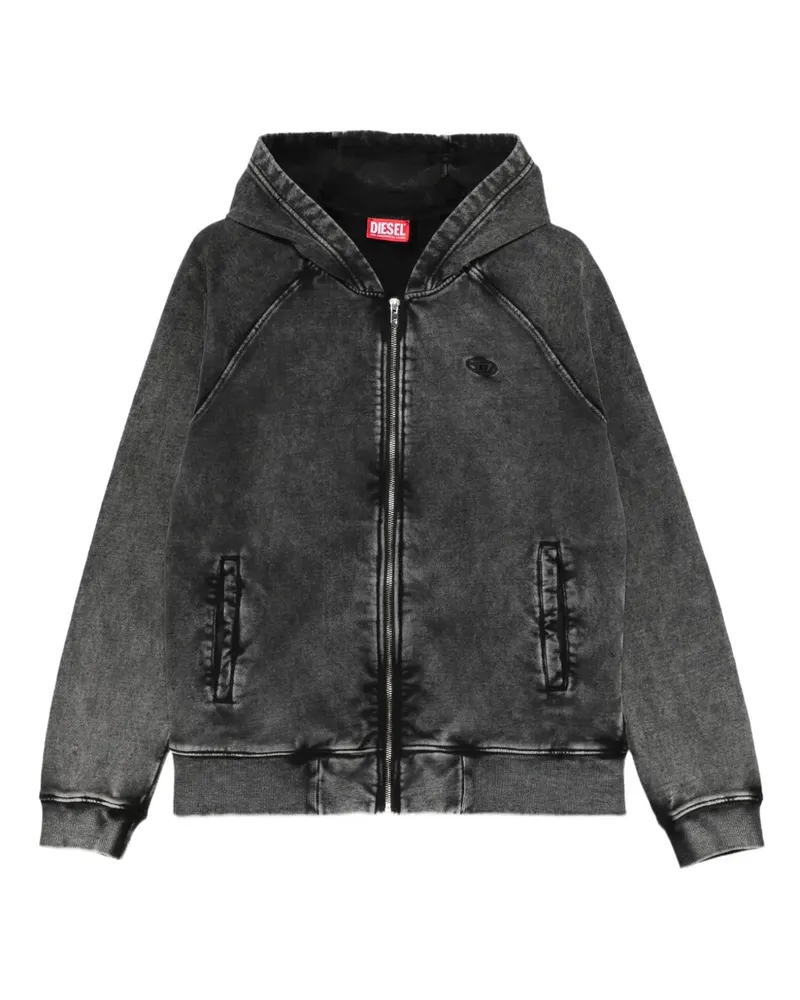 Diesel Kapuzenjacke mit Reißverschluss - Grau Grau