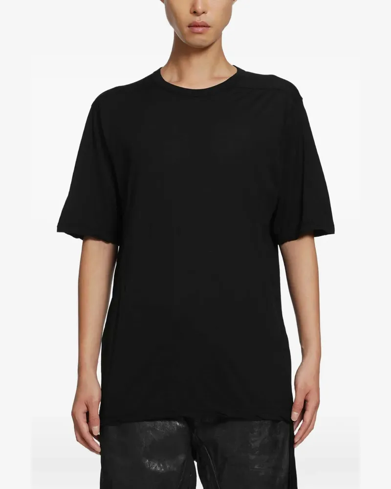 DRKSHDW by Rick Owens Brad T T-Shirt mit Logo-Streifen - Schwarz Schwarz