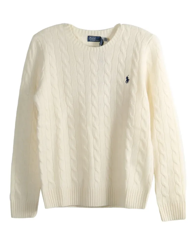 Ralph Lauren Pullover mit Zopfmuster - Nude Nude