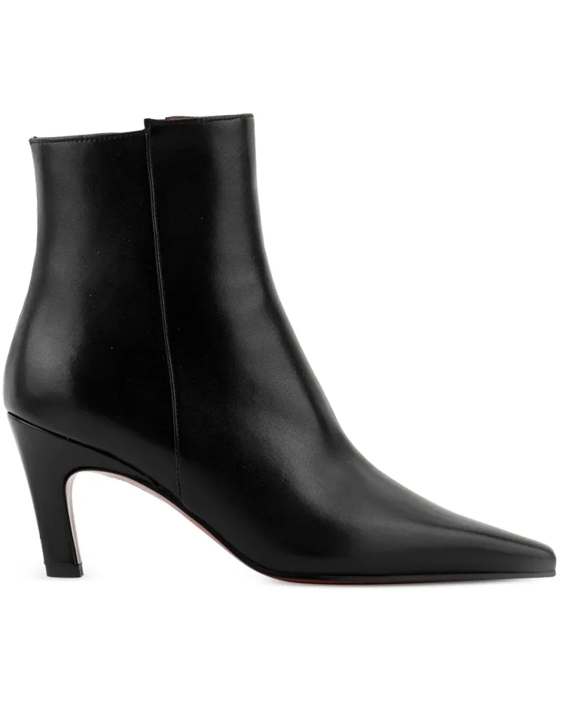 Paul Warmer Sharp Stiefel mit spitzer Kappe 70mm - Schwarz Schwarz