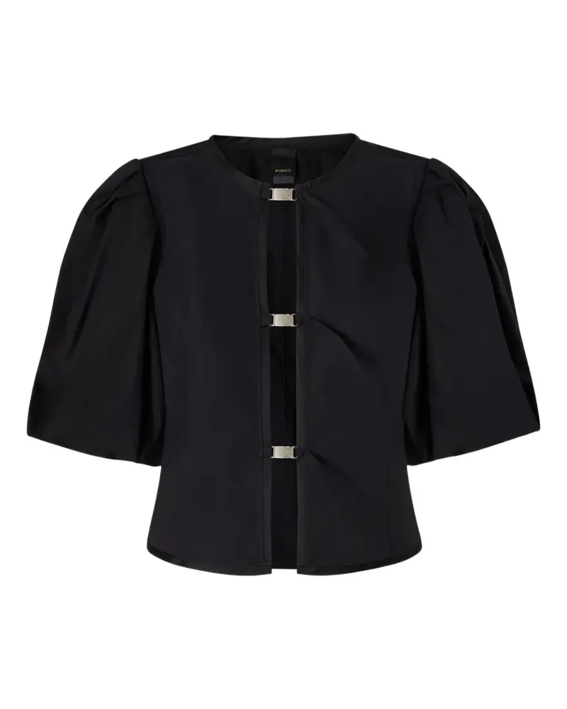 Pinko Oberteil mit Puffärmeln - Schwarz Schwarz