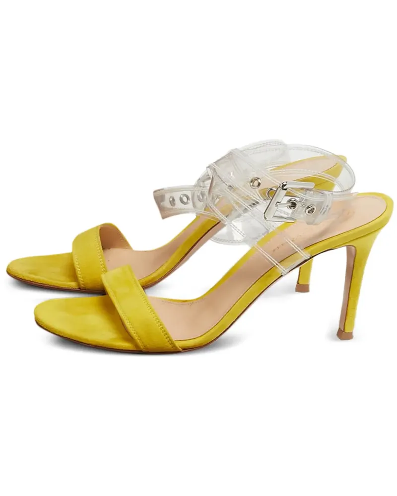 Gianvito Rossi Stella Sandalen mit Knöchelband - Gelb Gelb