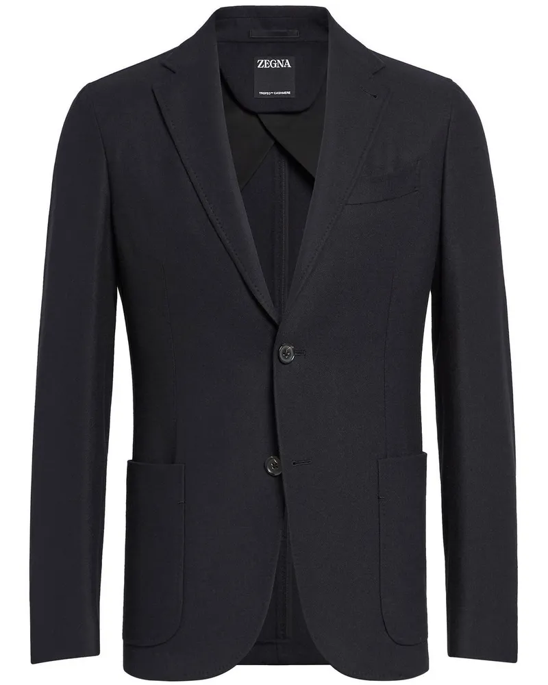 Ermenegildo Zegna Einreihiges Sakko - Schwarz Schwarz