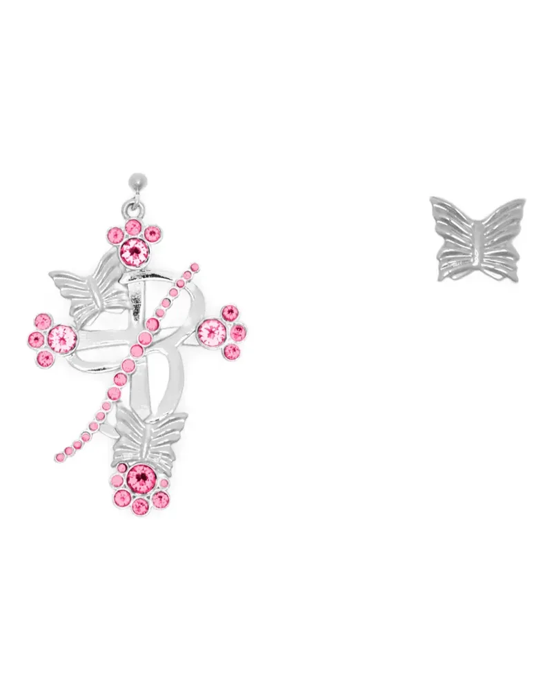 Blumarine butterfly earrings - Silber Silber