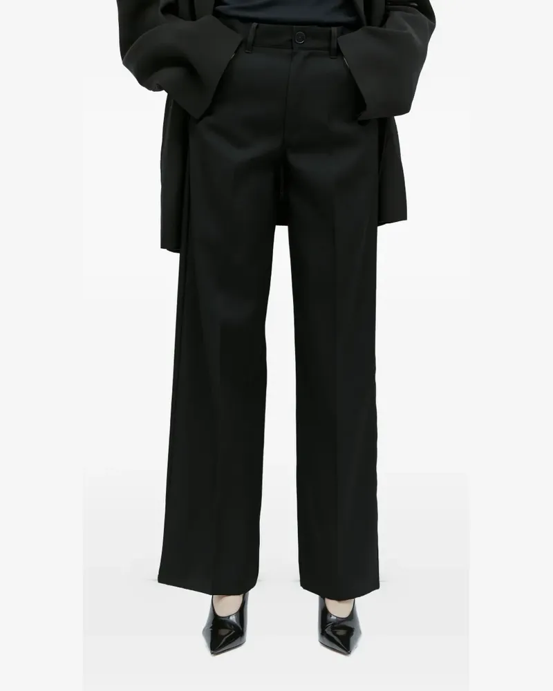 Jil Sander flared trousers - Schwarz Schwarz