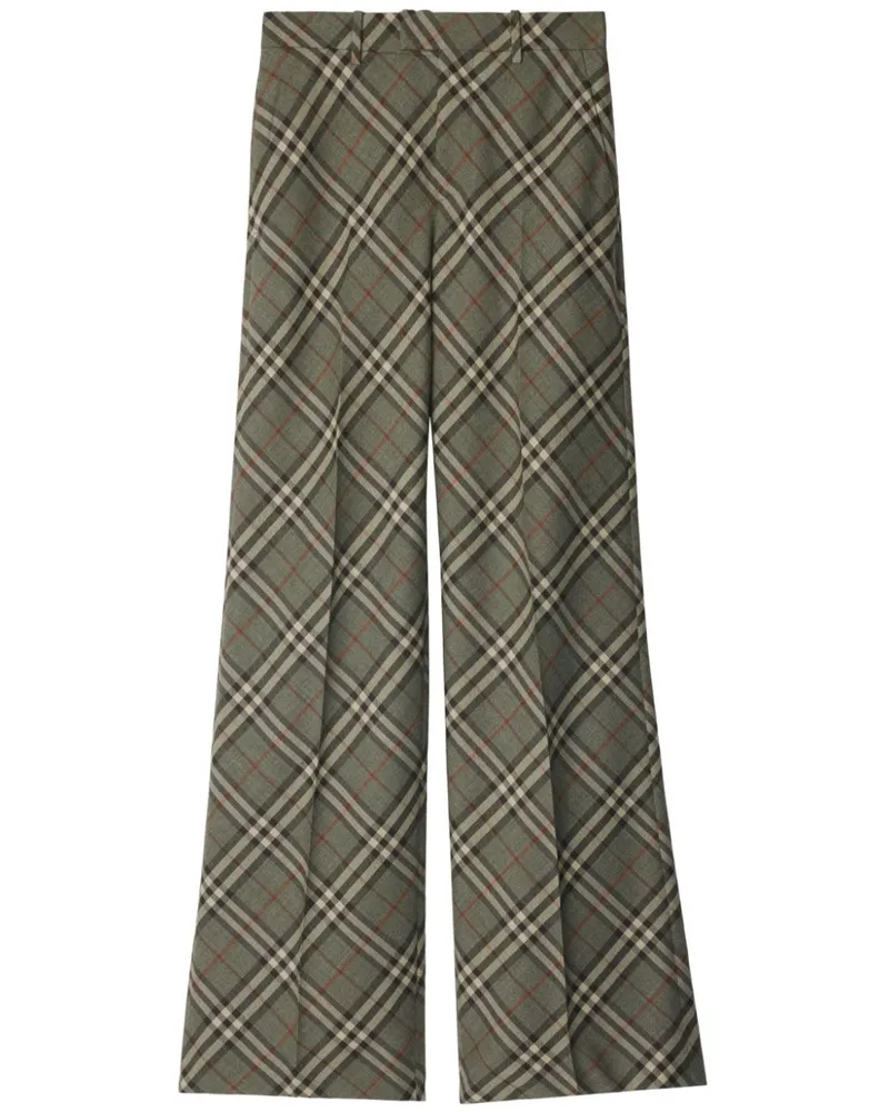 Burberry Hose mit Vintage Check-Muster - Grau Grau