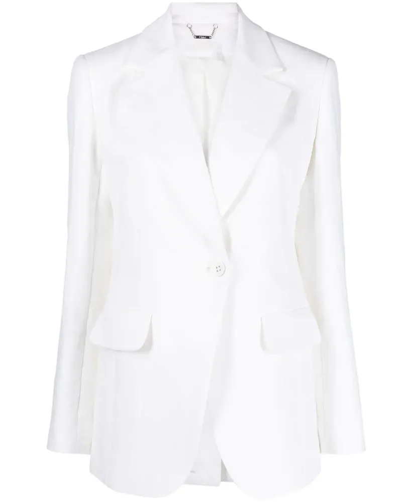 Chloé Einreihiger Blazer - Weiß Weiß