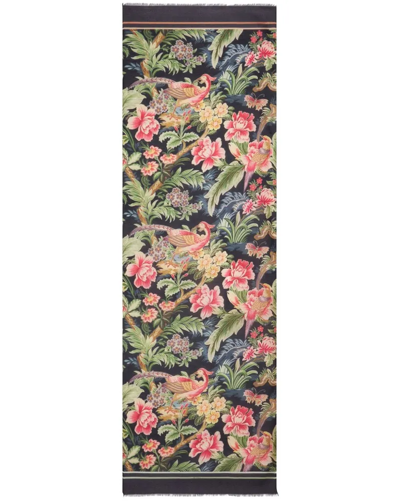 Etro Schal mit grafischem Print - Schwarz Schwarz
