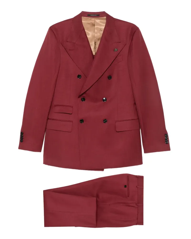 Gabriele Pasini peak-lapel double-breasted suit - Rot Rot