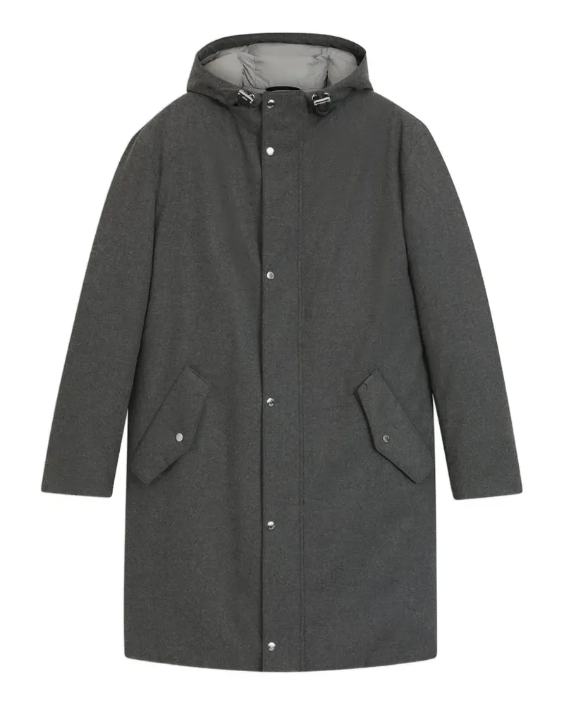 HUGO BOSS hooded padded coat - Grau Grau