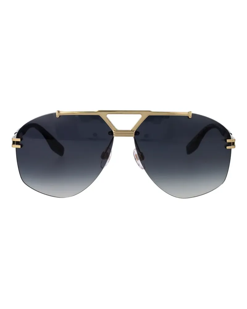 Marc Jacobs titanium pilot-frame sunglasses - Gold Gold