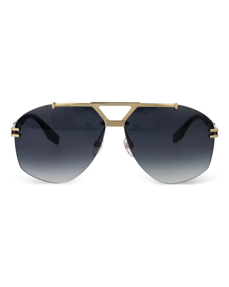 Marc Jacobs titanium pilot-frame sunglasses - Gold Gold