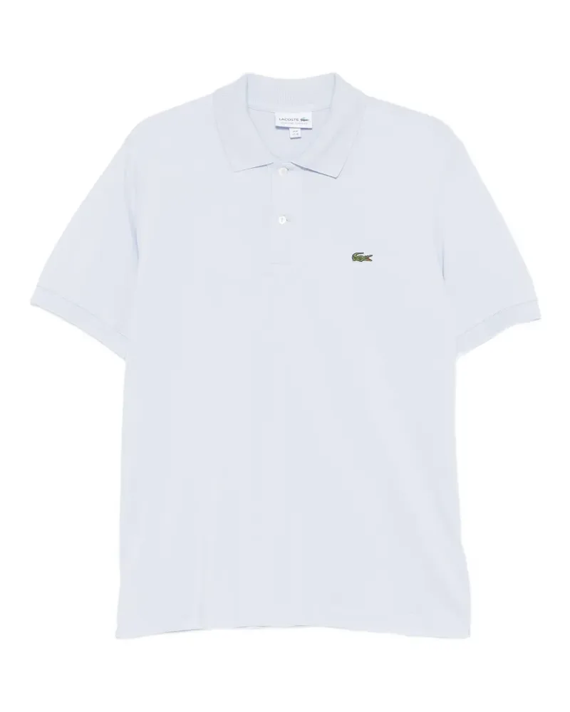 Lacoste logo-patch polo shirt - Blau Blau