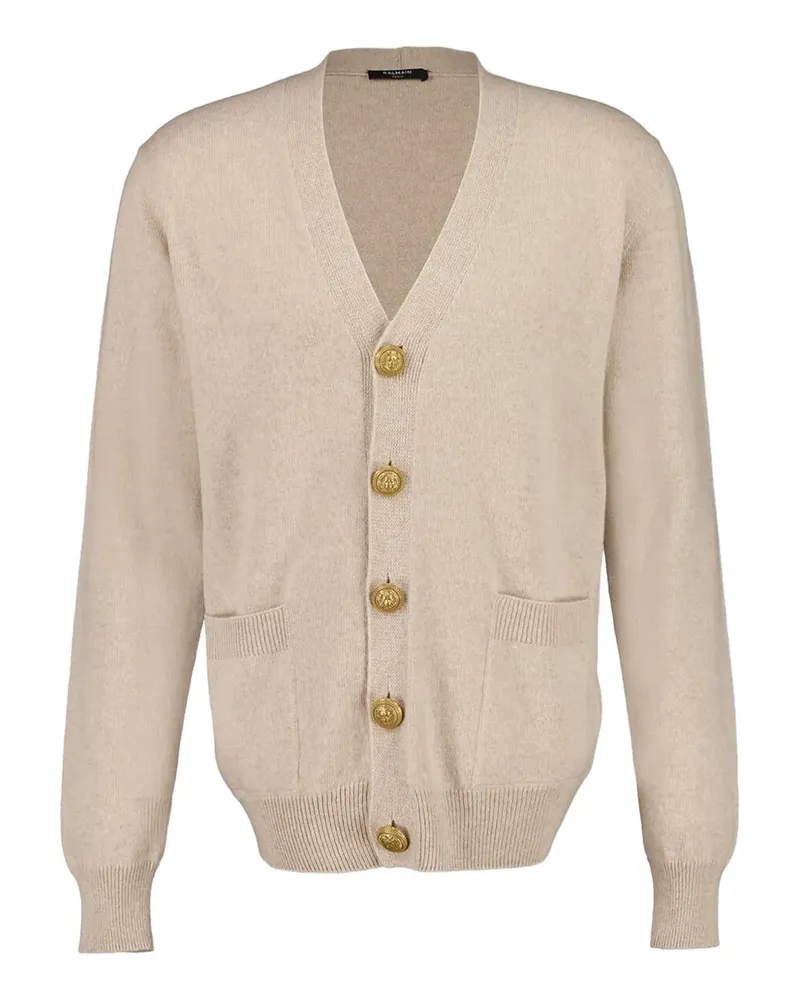 Balmain Geknöpfter Cardigan - Nude Nude
