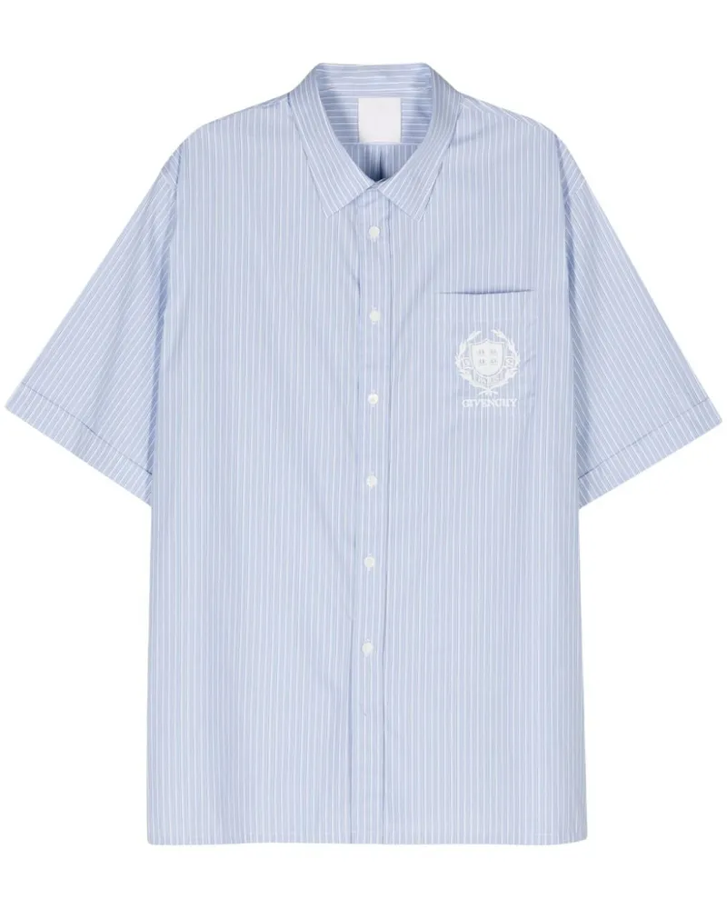 Givenchy Gestreiftes Hemd - Blau Blau