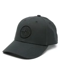 Stone Island Baseballkappe mit Logo-Stickerei Schwarz