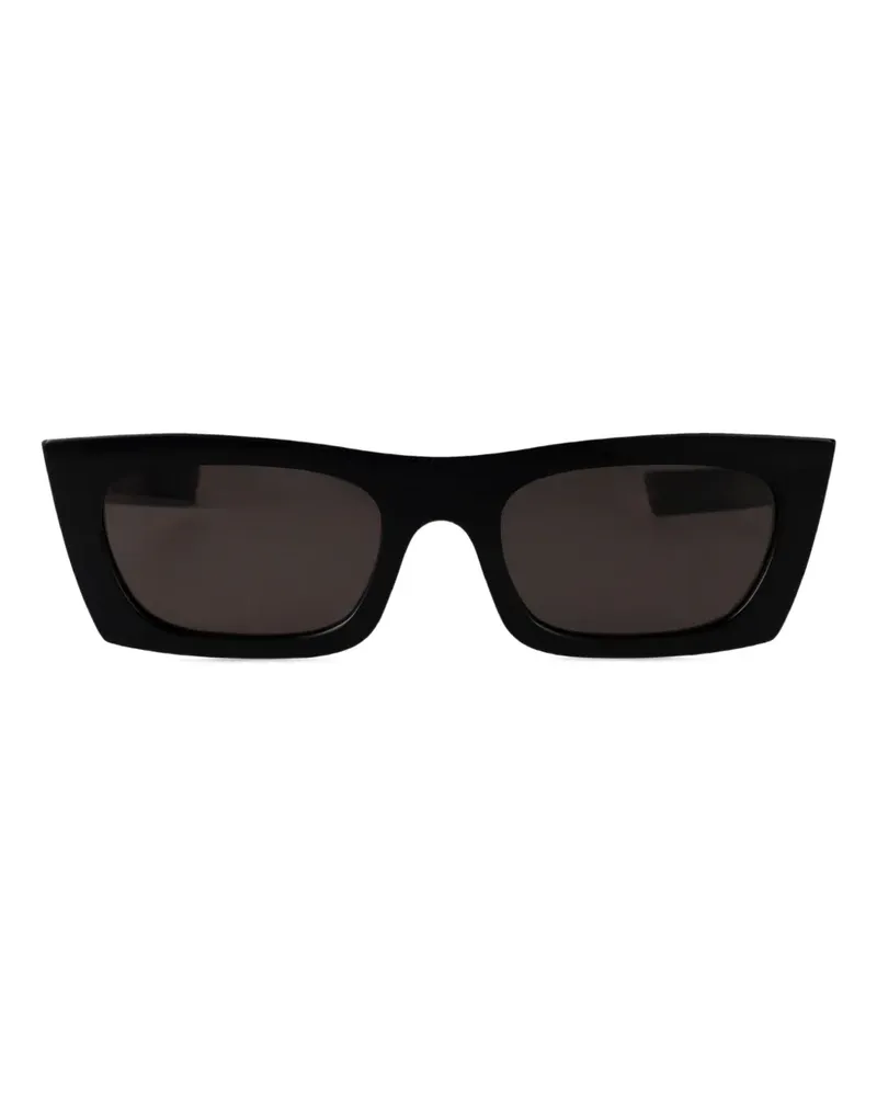 RETROSUPERFUTURE Eckige Fred Sonnenbrille - Schwarz Schwarz