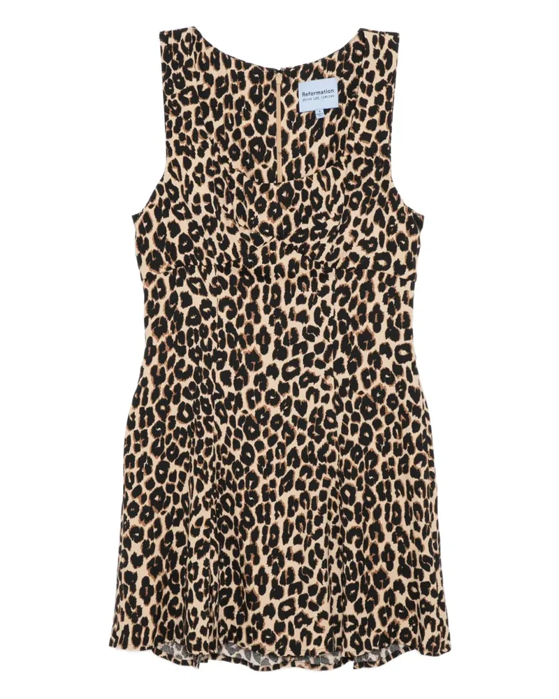 Reformation Cher Kleid - Braun Braun