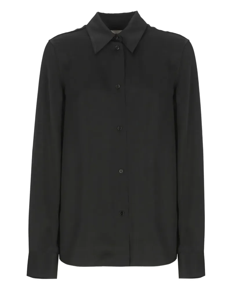 Jil Sander Langärmeliges Hemd - Schwarz Schwarz
