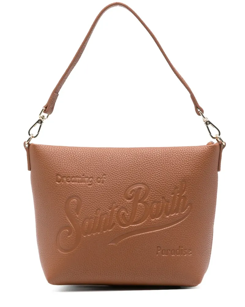 MC2 Saint Barth Aline Tote Bag mit Logo-Prägung - Braun Braun