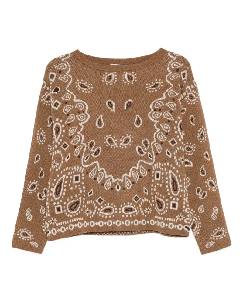Pennyblack Pullover mit Paisleymuster - Braun Braun