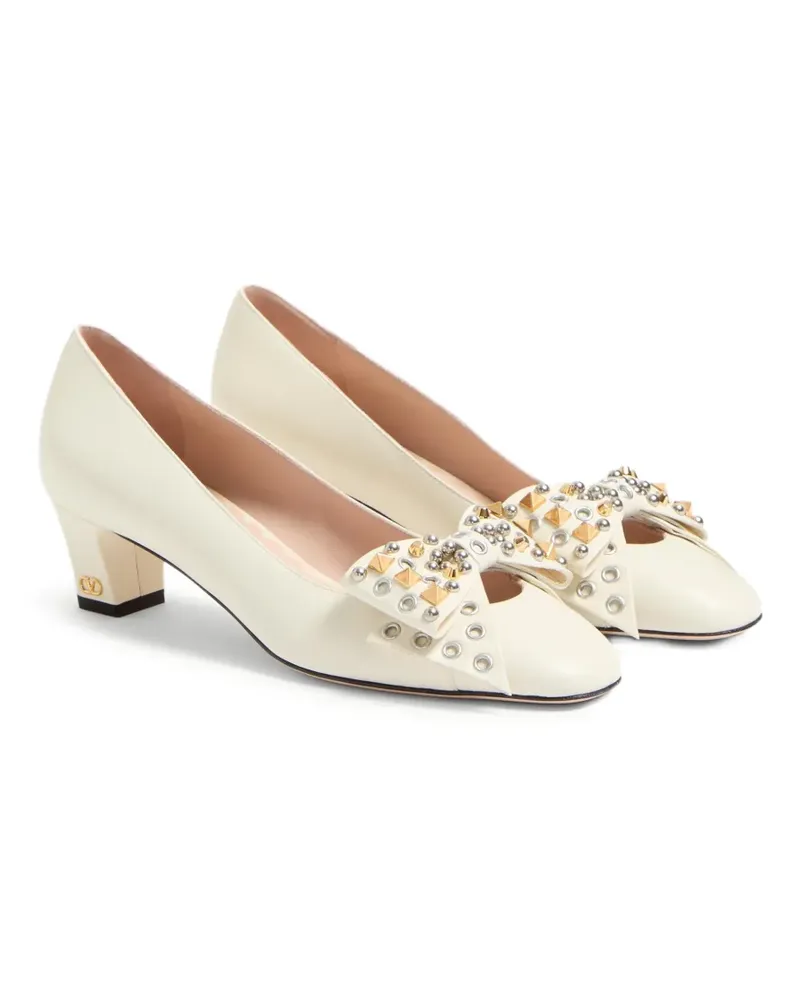 Valentino Garavani Bowow Pumps 45mm - Weiß Weiß