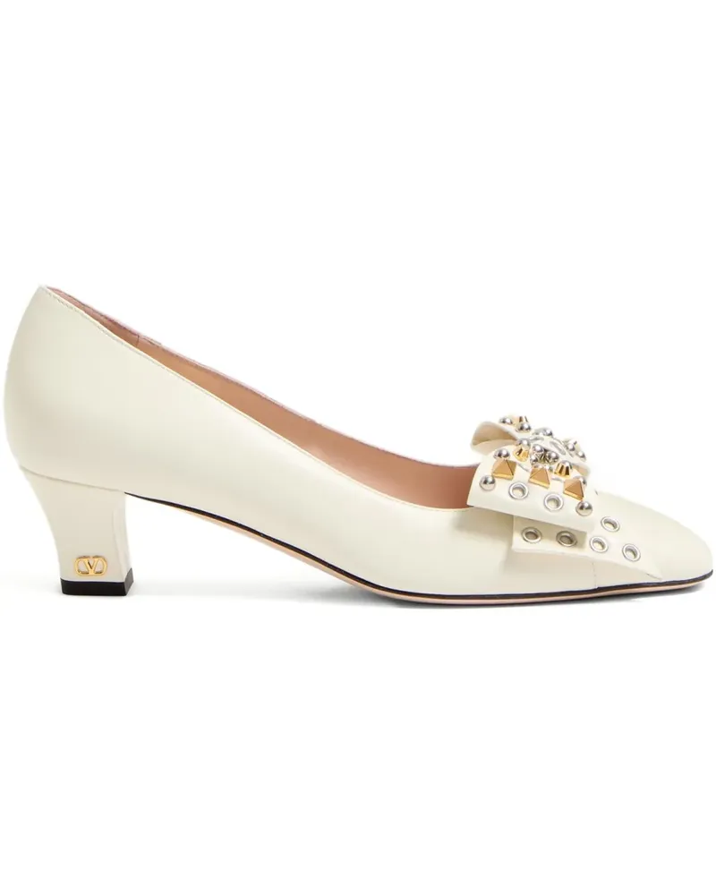 Valentino Garavani Bowow Pumps 45mm - Weiß Weiß