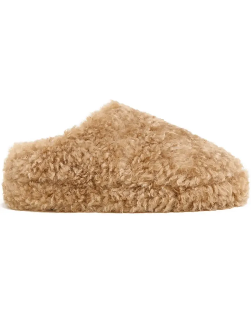 APPARIS Misha bouclette slippers - Nude Nude