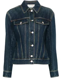 Alexander McQueen Klassische Jeansjacke Blau