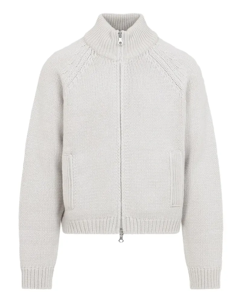 Our Legacy high-neck zip-front cardigan - Weiß Weiß