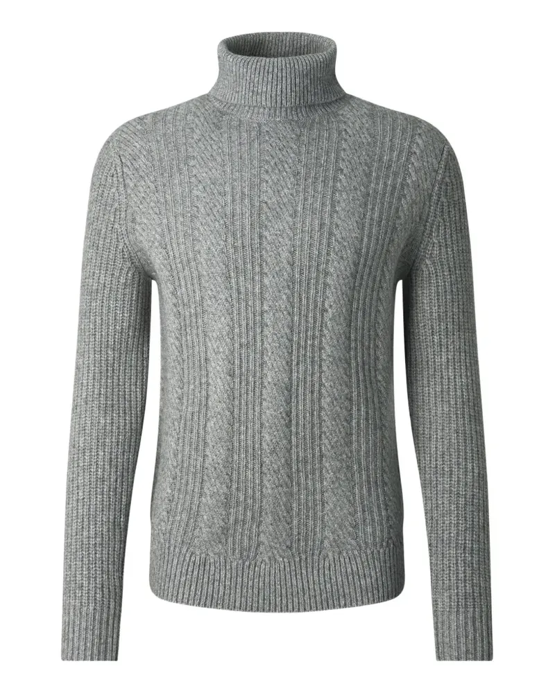 Bogner Eros Pullover mit Zopfmuster - Grau Grau