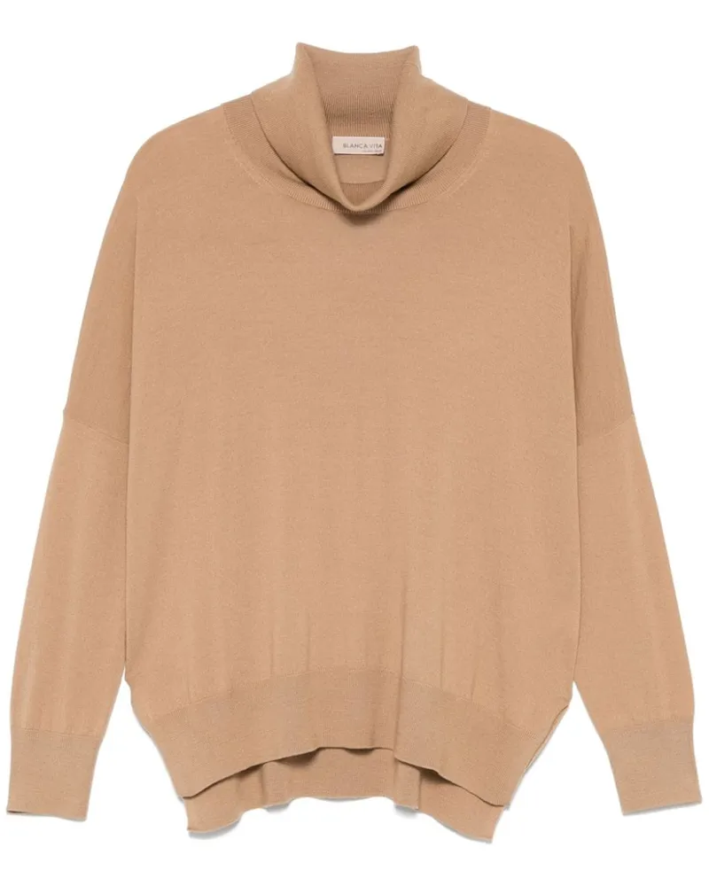 Blanca Pullover aus Schurwolle - Nude Nude