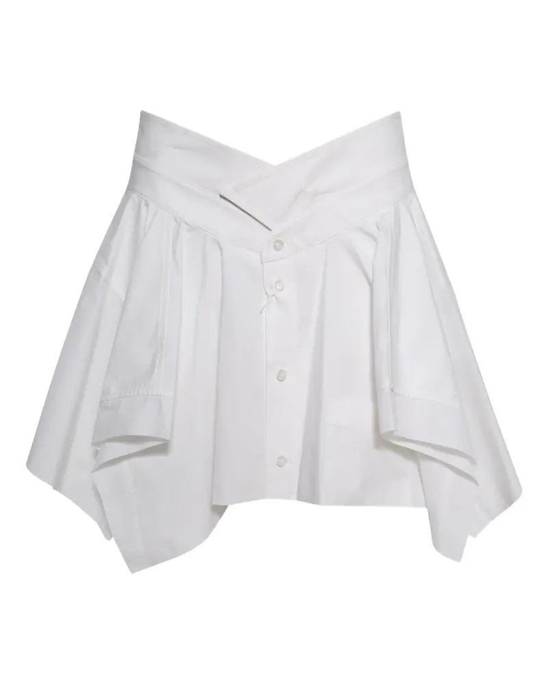 Alexander Wang Minirock im Hemdstil - Weiß Weiß